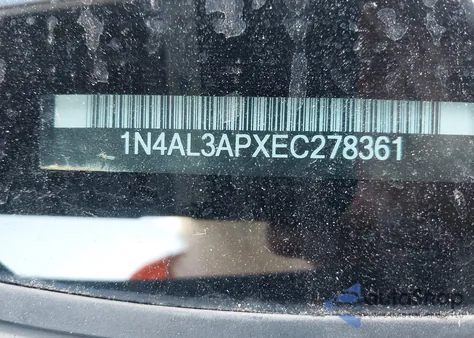 2014 Nissan Altima 2.5 S z USA, uszkodzony, nr VIN 1N4AL3APXEC278361